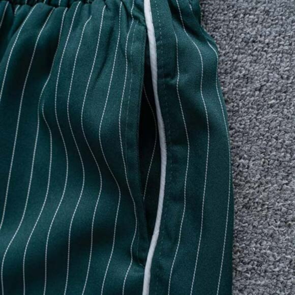 Rhude Jacquard Check Embroidered Logo Shorts Green - Picture 2 of 6